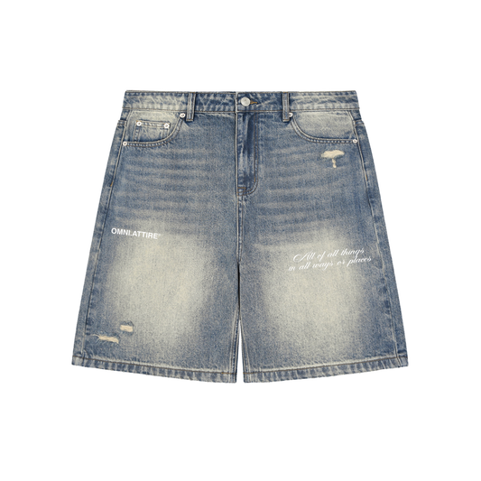 O.A DENIM SHORTS SS26